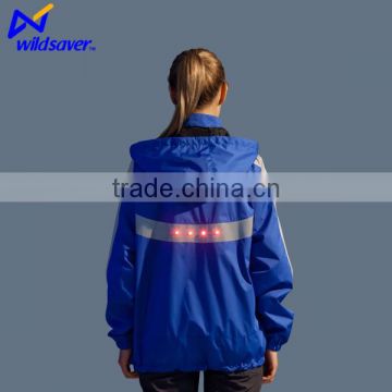 Road safety cycling LED flash jacket wear for mountain