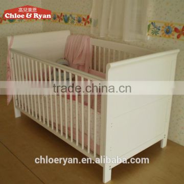 2-in-1 and playpen combo-espresso, white, cherry, natural baby crib