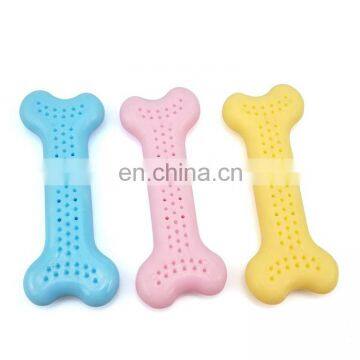 New Design Bone Shape Teeth Cleaning Durable Rubber Dog Pet Chew Toy Pet chew toys cute durable Teething mini dog bone toy