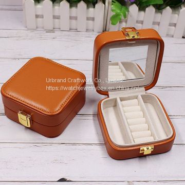 Small Travel Portable Custom Ring Earring Necklace Storage Set Jewelry Boxes