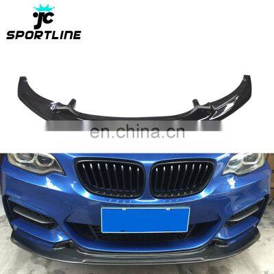 Carbon Fiber F22 Front Bumper Lip for BMW M235i M240i M Sport Coupe 2-Door 2014-2019