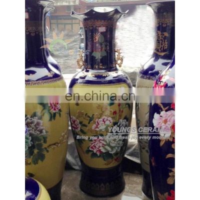 Special Chinese Ceramic Large Floor Standing Vases For Retail And Wholesale