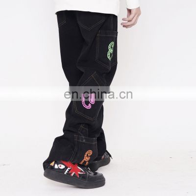 Quick custom logo solid color joggers summer long trousers cotton unisex for men