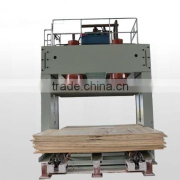 plywood pre cold press machinery/cold press BY814*8/400 ton