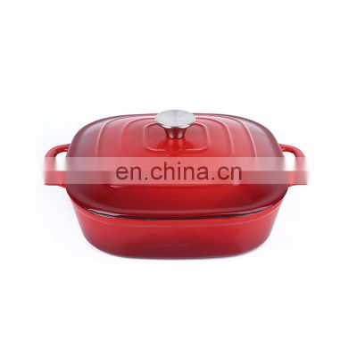 Big Custom Japanese Style Manufacturers Soup Camping Accessories Color Cast Iron Pot Set
