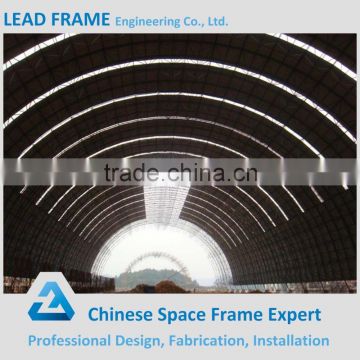 Large span hot-dipped zinc steel structure space frame