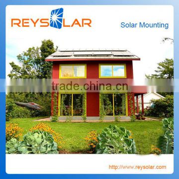 professional pv solar flat roof mounting system steel tile roof solar pv system