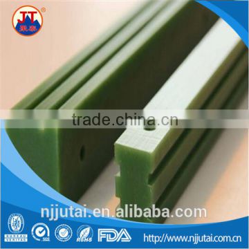 Customized mould Extrude green UHMWPE guide rail