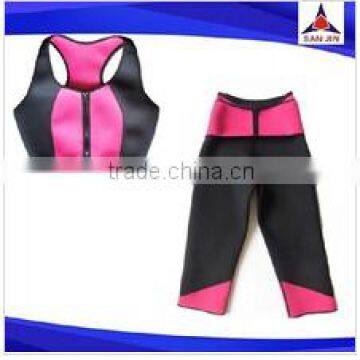 Custom neoprene hot body shapers slimming vest sports suit lose weight