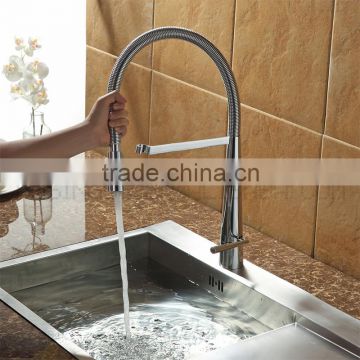 China Good Selling Single Handle Pull Down Polished Surface Upc Faucet