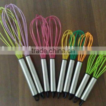 various color silicone egg beater