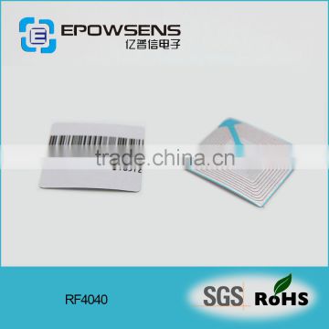 EAS security barcode 8.2mhz rf labels