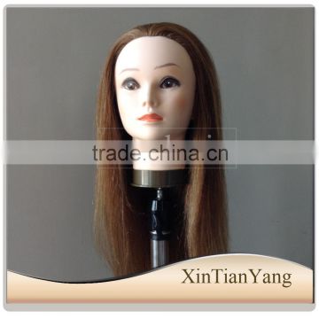Wholesale Female Hairdresser training head mannequin doll head with hair