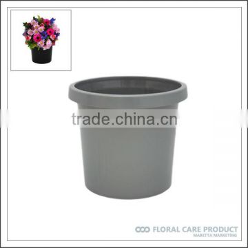 Flower Pot (Silver), floral pot, florist asseccories M03