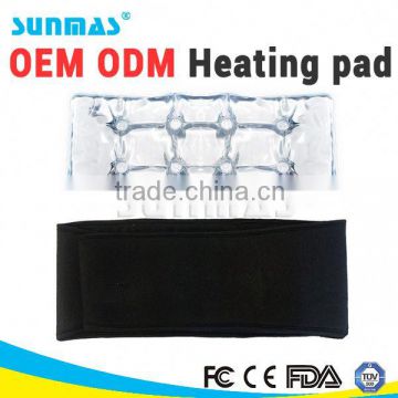 Sunmas OEM ODM Magic Reusable Heating pad FDA CE electric heating knee pad