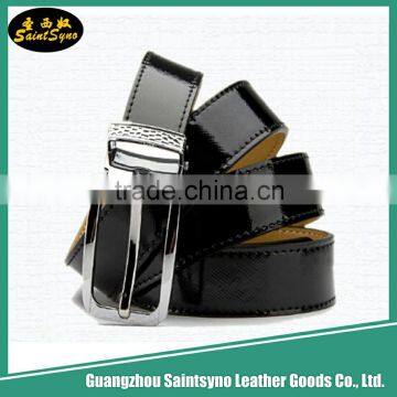 Cheap High Performance 2015 Black Genuine Leather Belt For Man