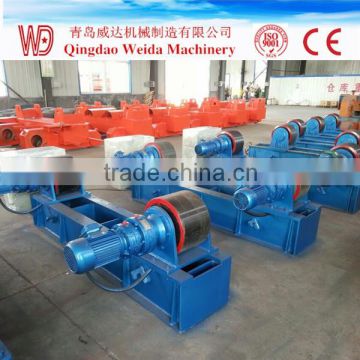 Tank floor mount 30T turning roll set with rubber wheel