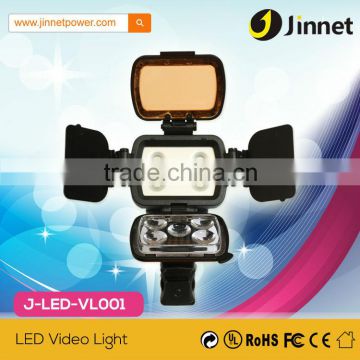 Photo Studio 6PCS LED Ultra High Power Dimmable Video Light with Built-in LCD Panel