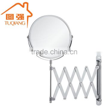 Extension bathroom cheap round wall mirror