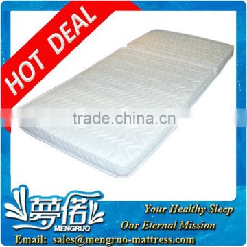 Portable easy carrying 3 folding foam mattress