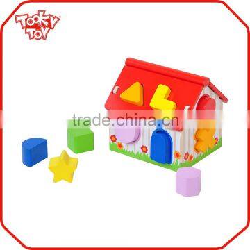 EN71 Grateful Intellect Building Sorted Wooden Block House