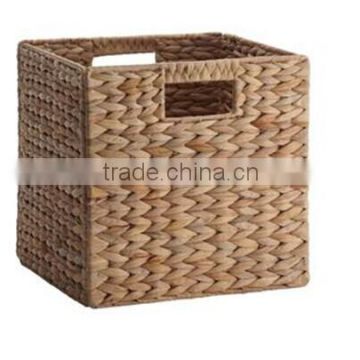 water hyacinth folding storage basket,Wenzhou