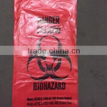 HOSPITAl Trash Can bags Liners Red 33 Gallon 1.25 mil 33"x39"