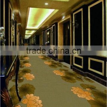 100% nylon/wool printed hotel carpet/rug/banquet hall hotel carpet/corridor hotel carpet/restaurant carpet/nylon printed carpet