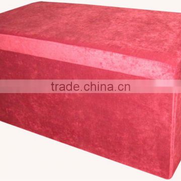 beautiful! Red PVC Leather foldable Storage Ottoman