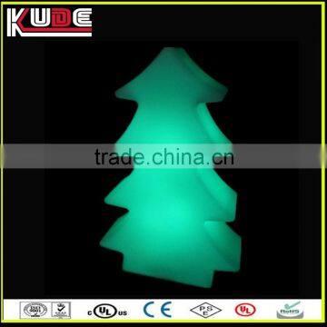 PE plastic waterproof outdoor color changing lighted christmas tree