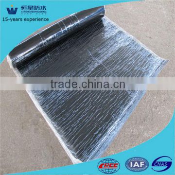 Polyester tire 3mm 4mm adhesive crossing-laminated waterproof membrane