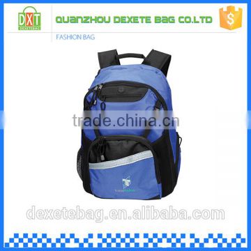 High quality blue color 600D foldable nylon backpack