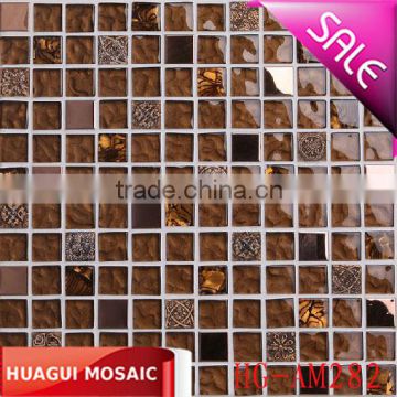 Chocolate building material glass mosaics