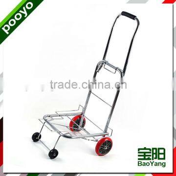 Four wheel shopping cart