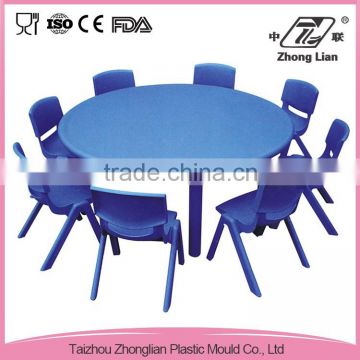 New production eco-friendly round dining table and chairs kids