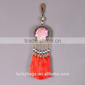 2015 new arrival round pendant cheap pendant for new house embroidery pendant