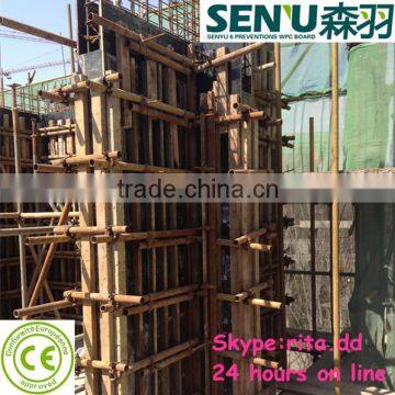 WPC formwork can be used in concrete wall forming