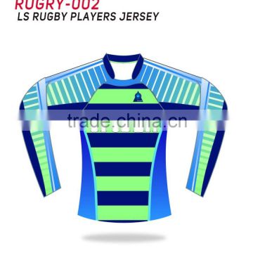 2016 custom design 160gsm mesh UA custom rugby jersey