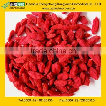 GMP manufacturer supply high quality 100% natyral Ningxia Wolfberry Sun Dried Goji Berry