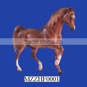 Custom handmade horse figurine polyresin animal sculpture