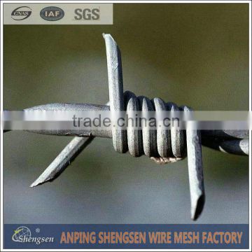 Cheap Weight Galvanized Barbed Wire Length Price Per Roll