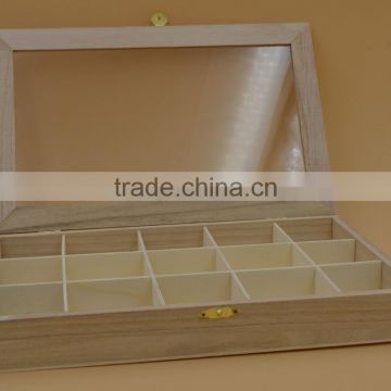 2015 new design Tea chocolate wooden box
