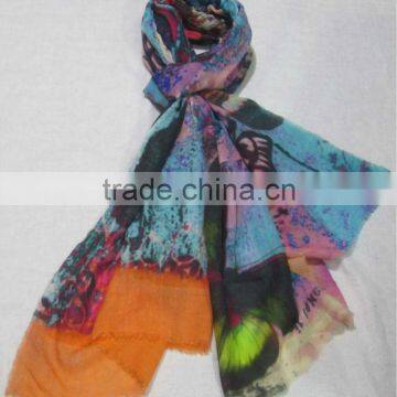 Digital Printed Wool Shawls