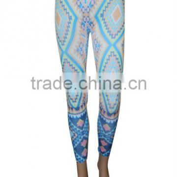 Fashion ladies leggings sublimation printing design