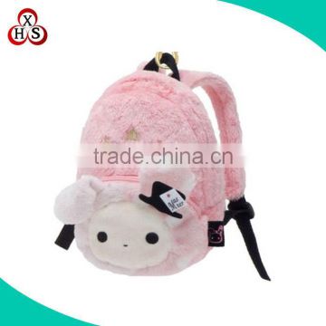 Custom backpack school bag plush animal shaped backpack school bag