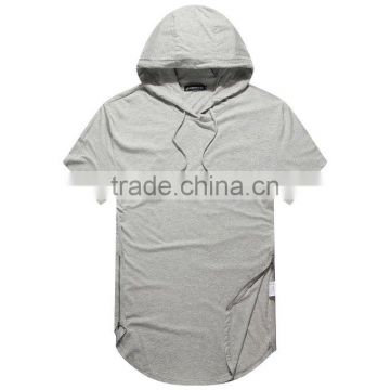 fashion casual wholesale short sleeve baja hoodie with custom logo design cheap price