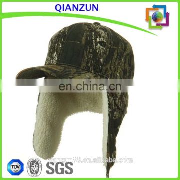 Camouflage Fifted Hats Cap With Earflaps Custom Hunting Hat Winter Caps