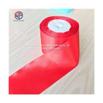 4 Inch Double Side Faced Gift Polyester Satin Ribbon