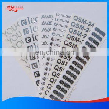 China Manufacturer thin custom metal sticker