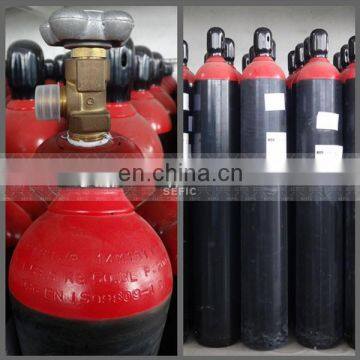 50L High Pressure Seamless Steel Hydrogen Gas Cylinder with 99.999% Hydrogen Gas
